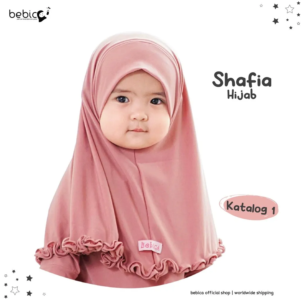 BEBICA Shafia Hijab Reborn [Hijab Bayi / Anak] - Katalog 1