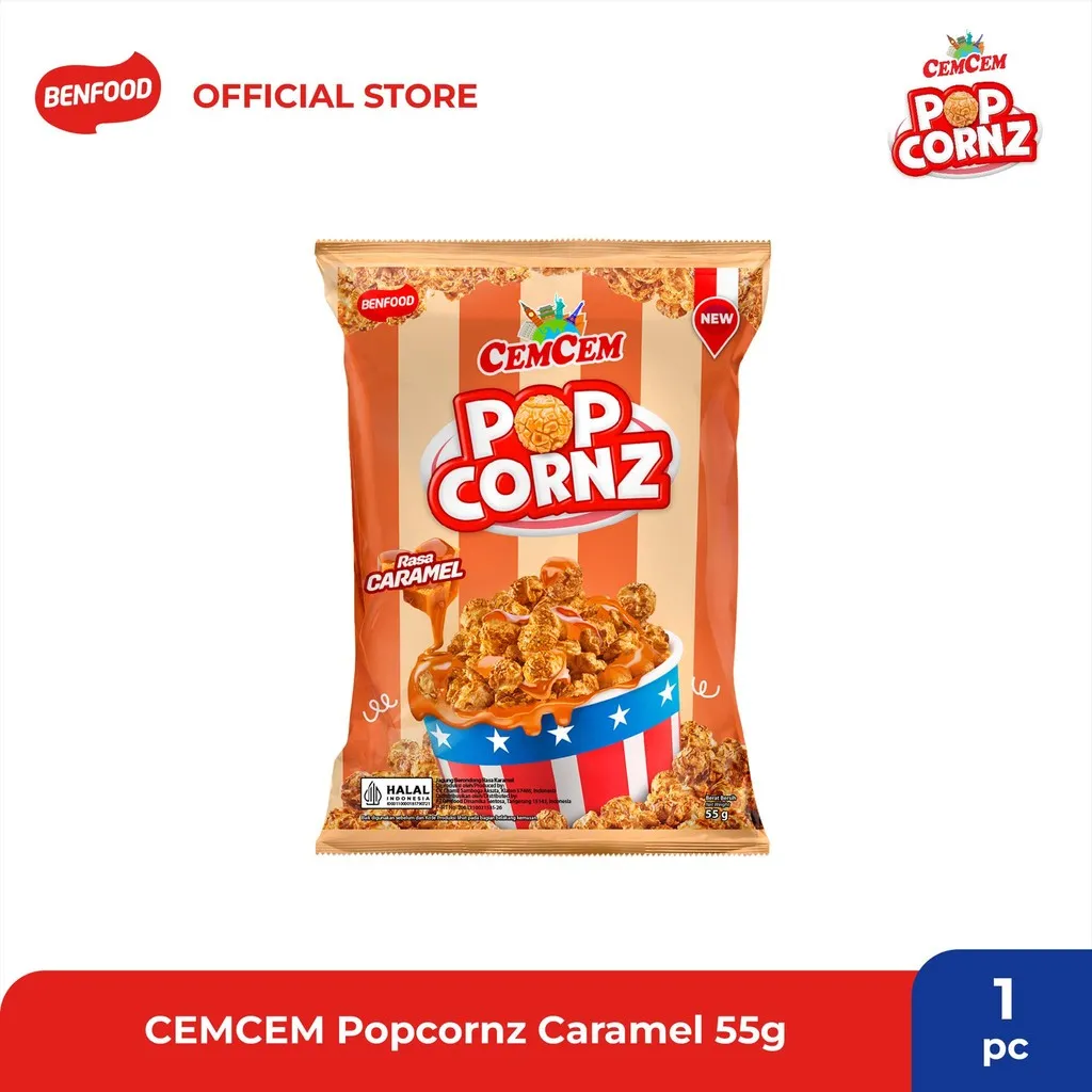 Cemcem Popcornz Caramel 55g