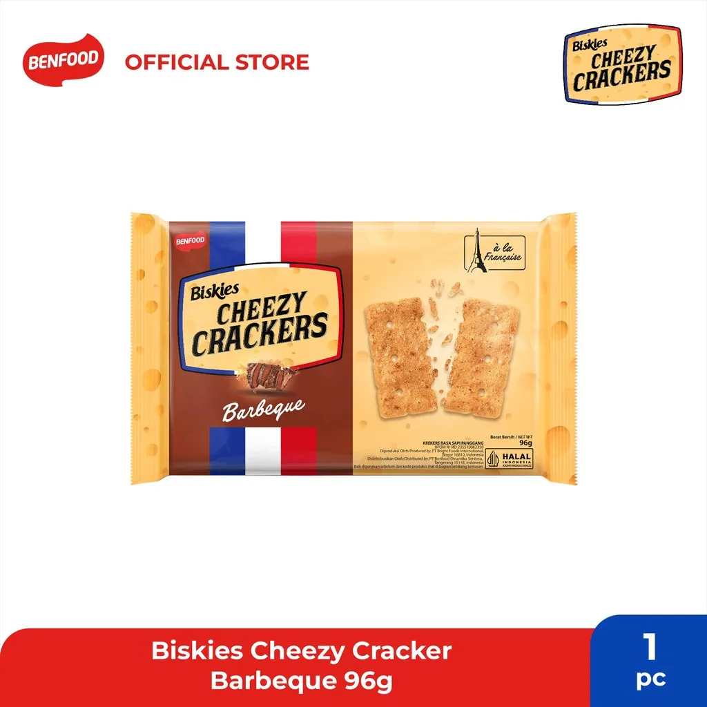 Biskies Cheezy Cracker Barbeque 96g