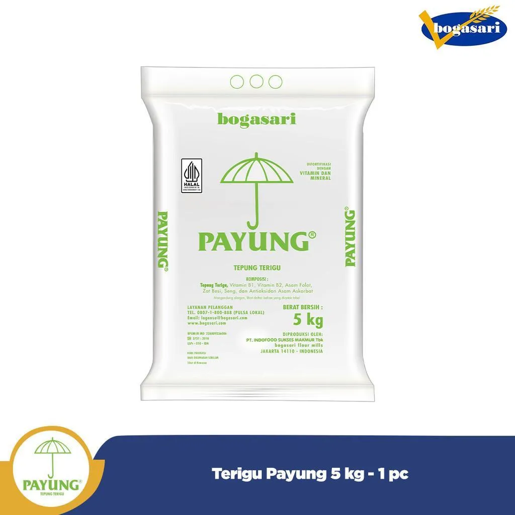 Bogasari Terigu Payung 5 kg