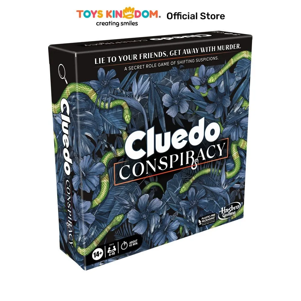 Toys Kingdom Hasbro Gaming Cluedo Conspiracy F6418 Toys Kids Toy Mainan Strategi Anak Papan Permainan Kebersamaan Board Games