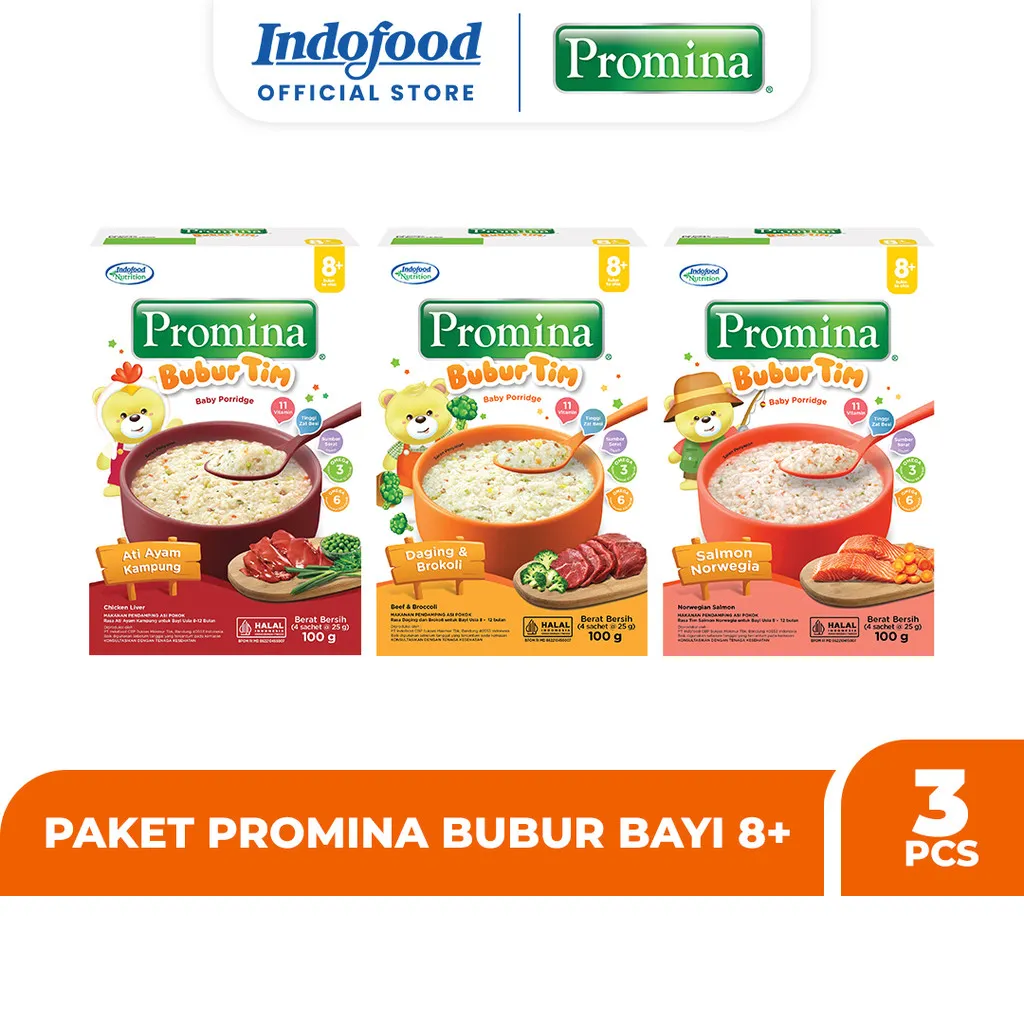 Paket Promina Bubur Bayi 8+