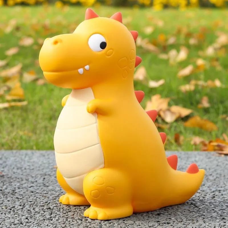 WINNO TOYSLAND Celengan Dino Jumbo Lucu Unik Edukasi Anak Bahan Karet PVC Lentur Hadiah Menarik