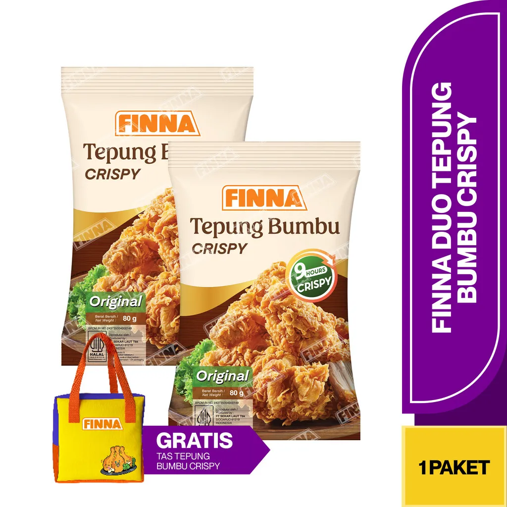 Finna Duo Tepung Bumbu Crispy x 2 pak