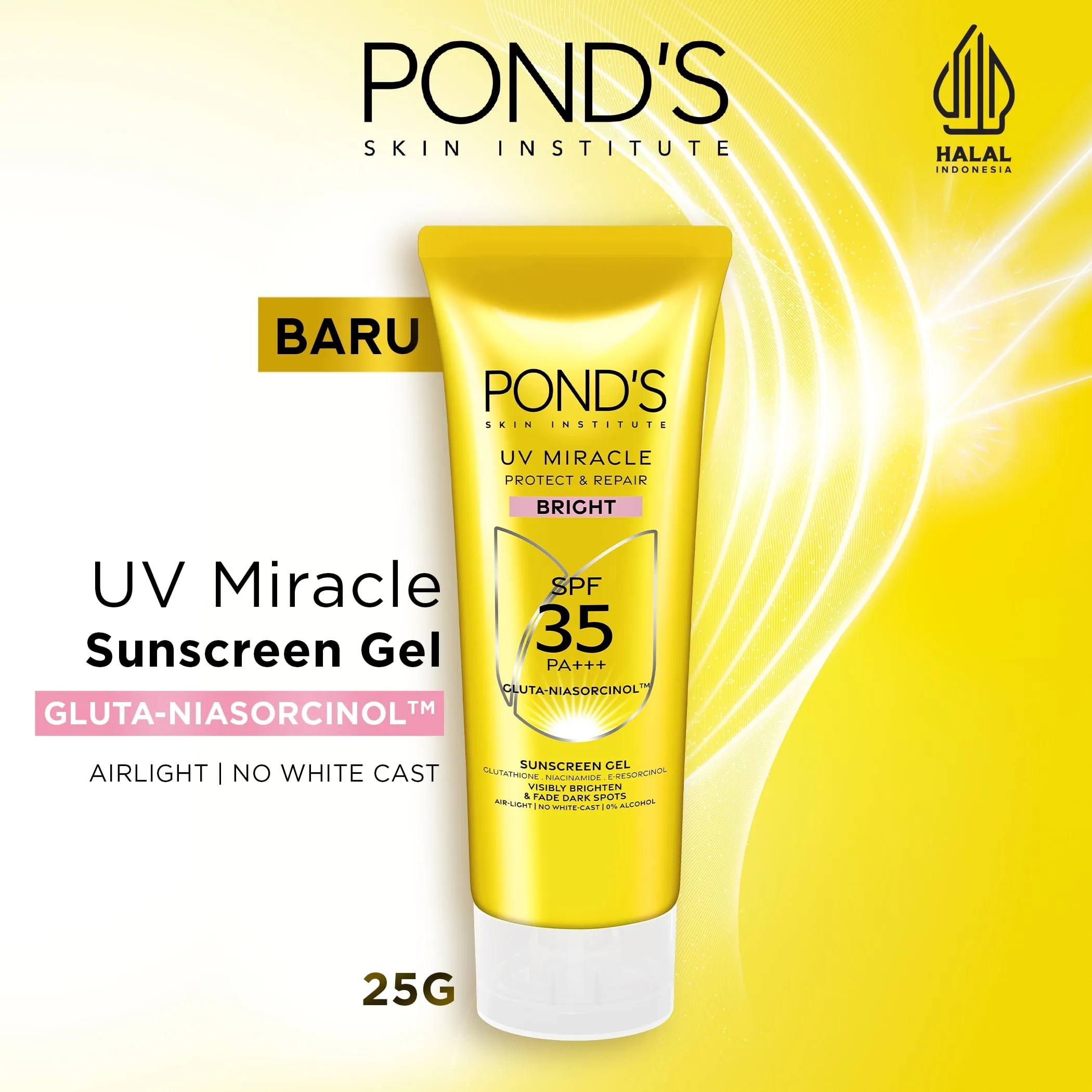 [NEW LAUNCH] PONDS UV MIRACLE BRIGHT SPF 35 25G