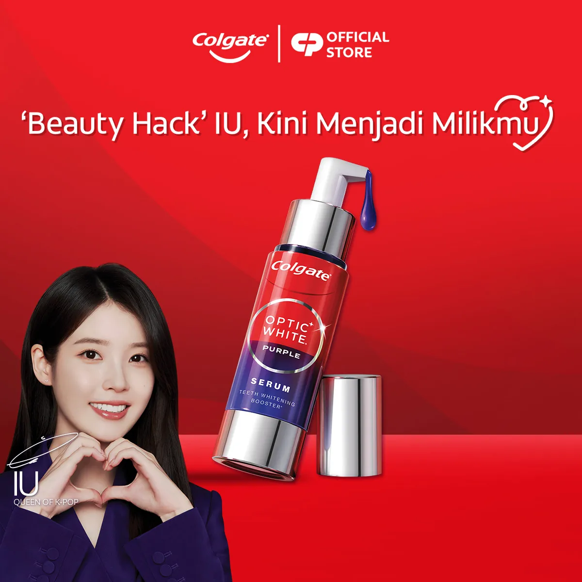 Colgate Optic White Purple Serum 40ml - Serum Pemutih Gigi