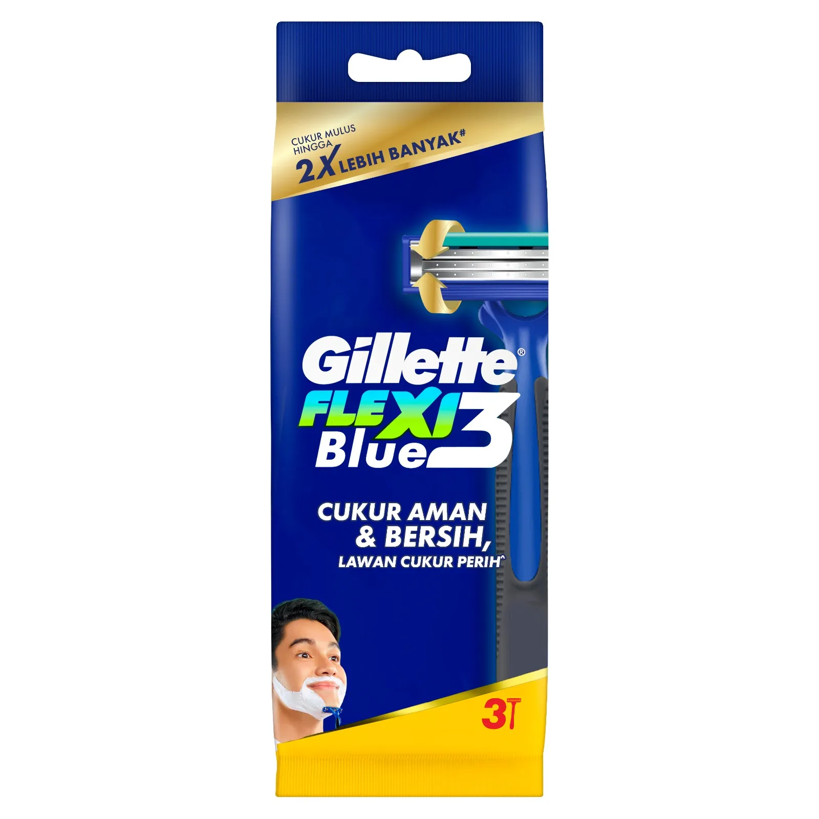 Gillette Blue 3 Flexi 3 Pisau cukur