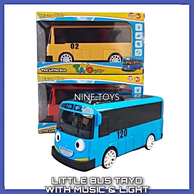 [FREE BATERAI] MUSIK TAYO LITTLE BUS TAYO BUMP N GO MOBIL BUS BATERAI ROGGY GHANI LANI MUSIK LAMPU