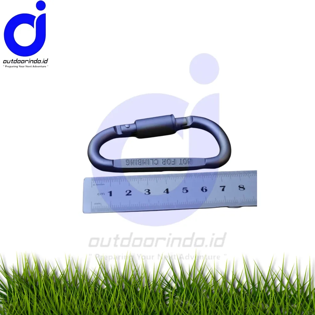 Outdoor Indonesia - 000104 - LIXADA Quickdraw Carabiner Aluminium / Gantungan Tas - Silver