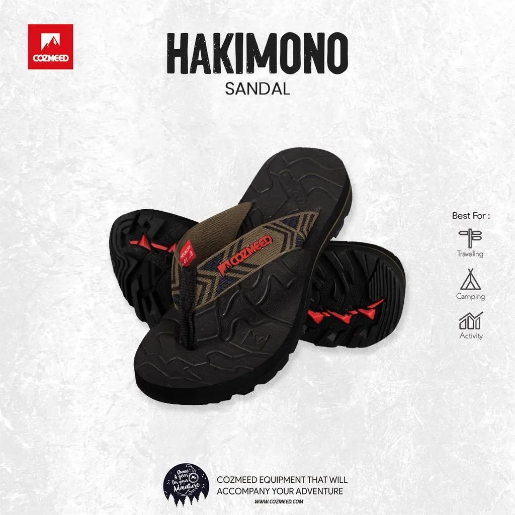 Outdoor Indonesia - 000220 - Sandal Gunung Cozmeed  Sandal Pria Sandal Outdoor Hakimono Green