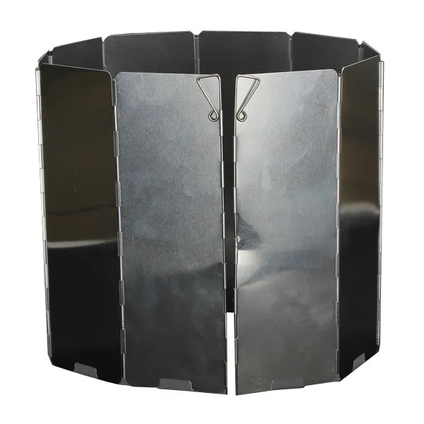 Outdoor Indonesia - 000144 - Plat Penahan Angin Kompor Portable Camping Stove Windshield