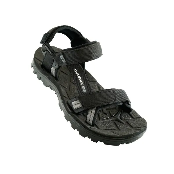 OUTDOOR ADVENTURE COLOSEUM 2 ALL BLACK SANDAL GUNUNG PRIA