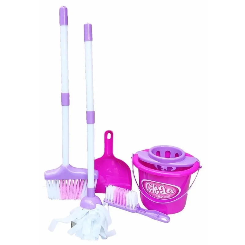 MAINAN CLEANER FUNNY PLAYSET ALAT BERSIH BERSIH ANAK PERMAINAN SAPU PEL CLEAN SET