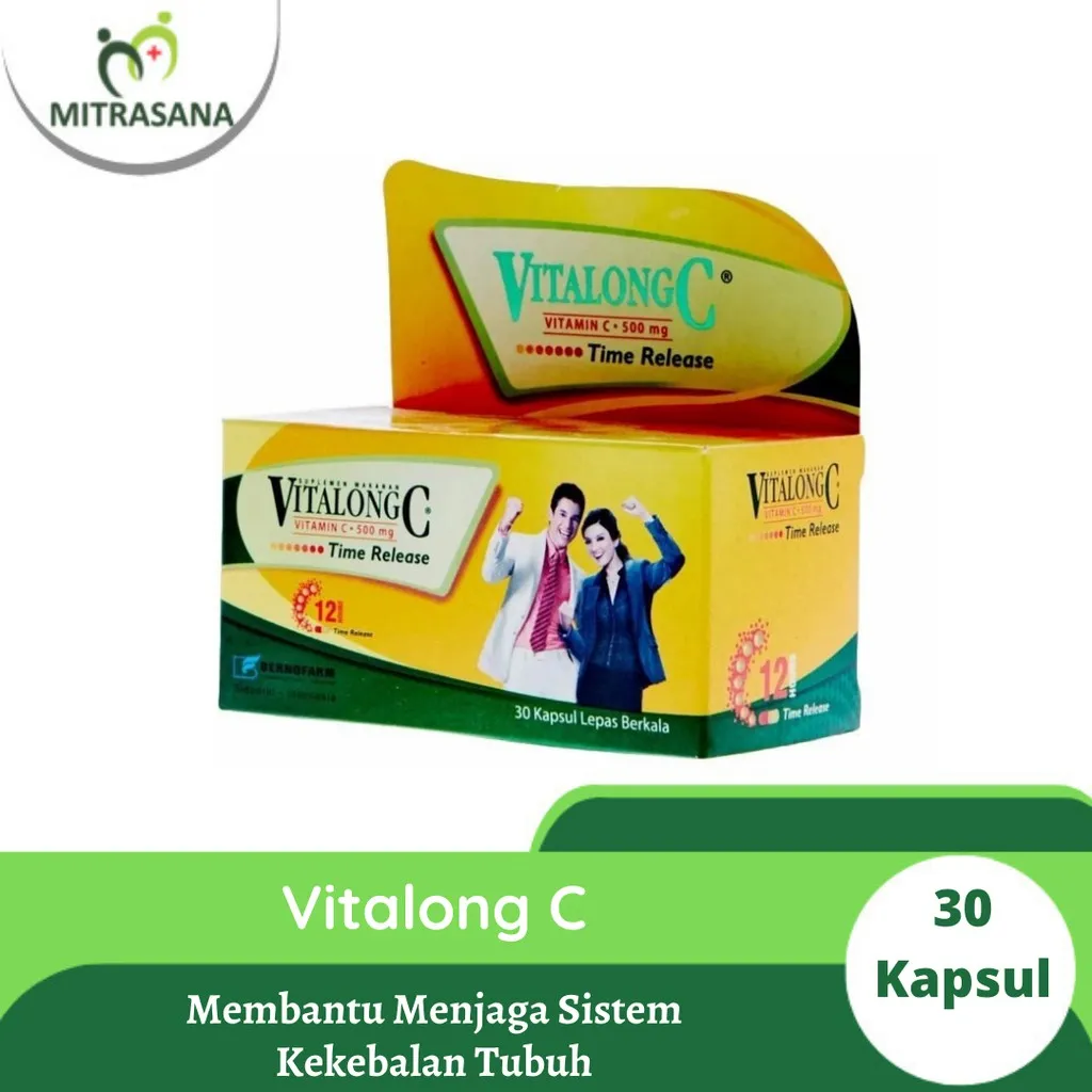 Vitalong C Isi 30 Kapsul - Multivitamin Daya Tahan Tubuh