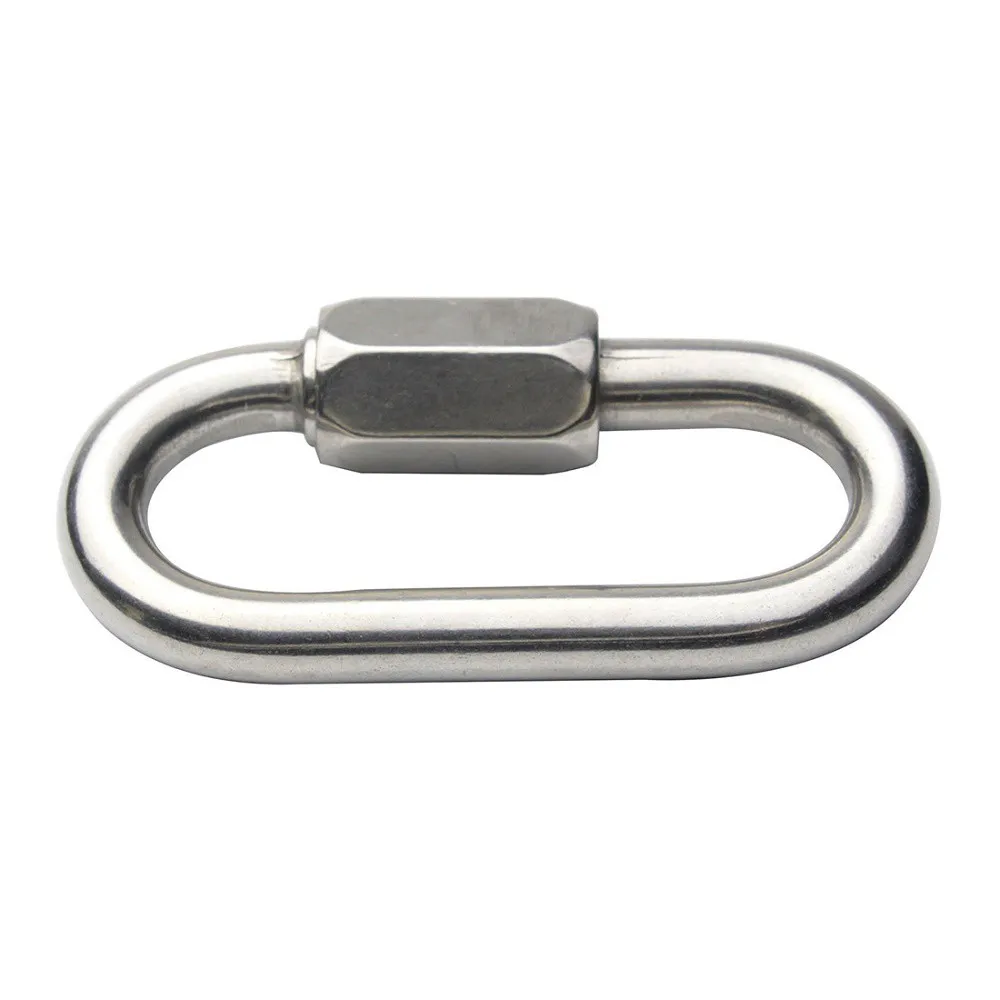 Outdoor Indonesia - 000218 - Xinda Karabiner Safety Lock Stainless Steel - Silver