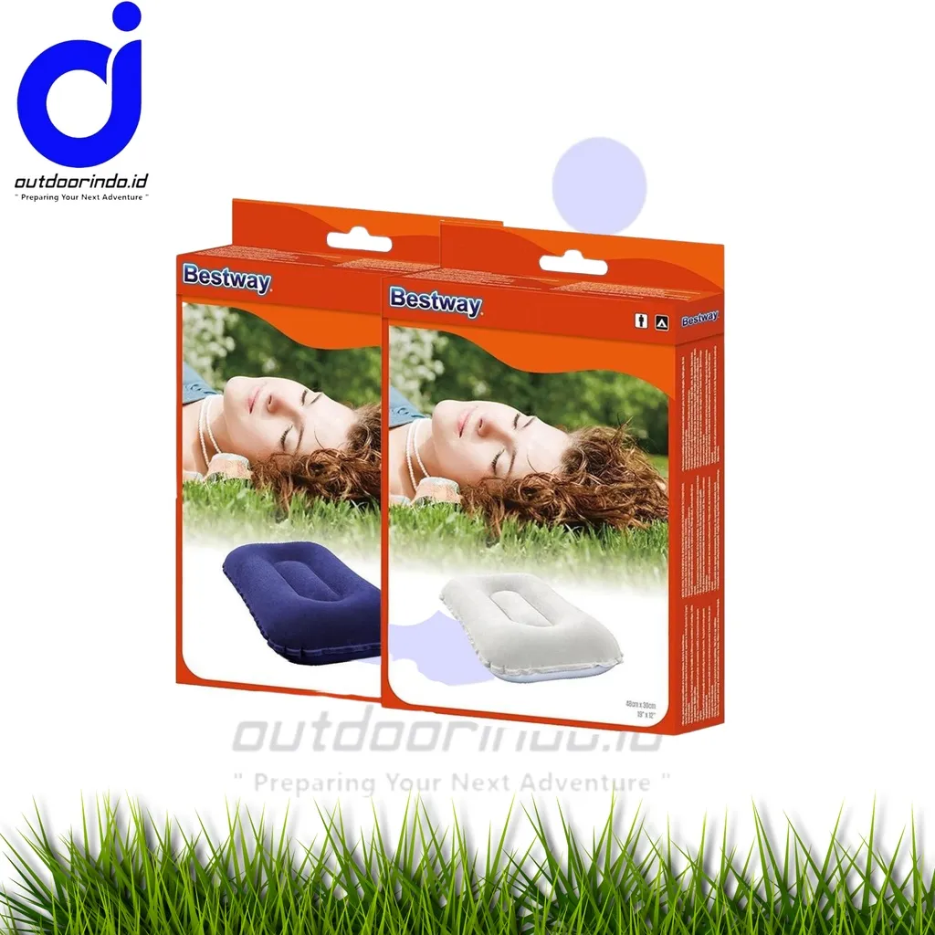Outdoor Indonesia - 000005 - Bantal angin bestway / bantal  tiup kepala bestway / bestwat travel pillow