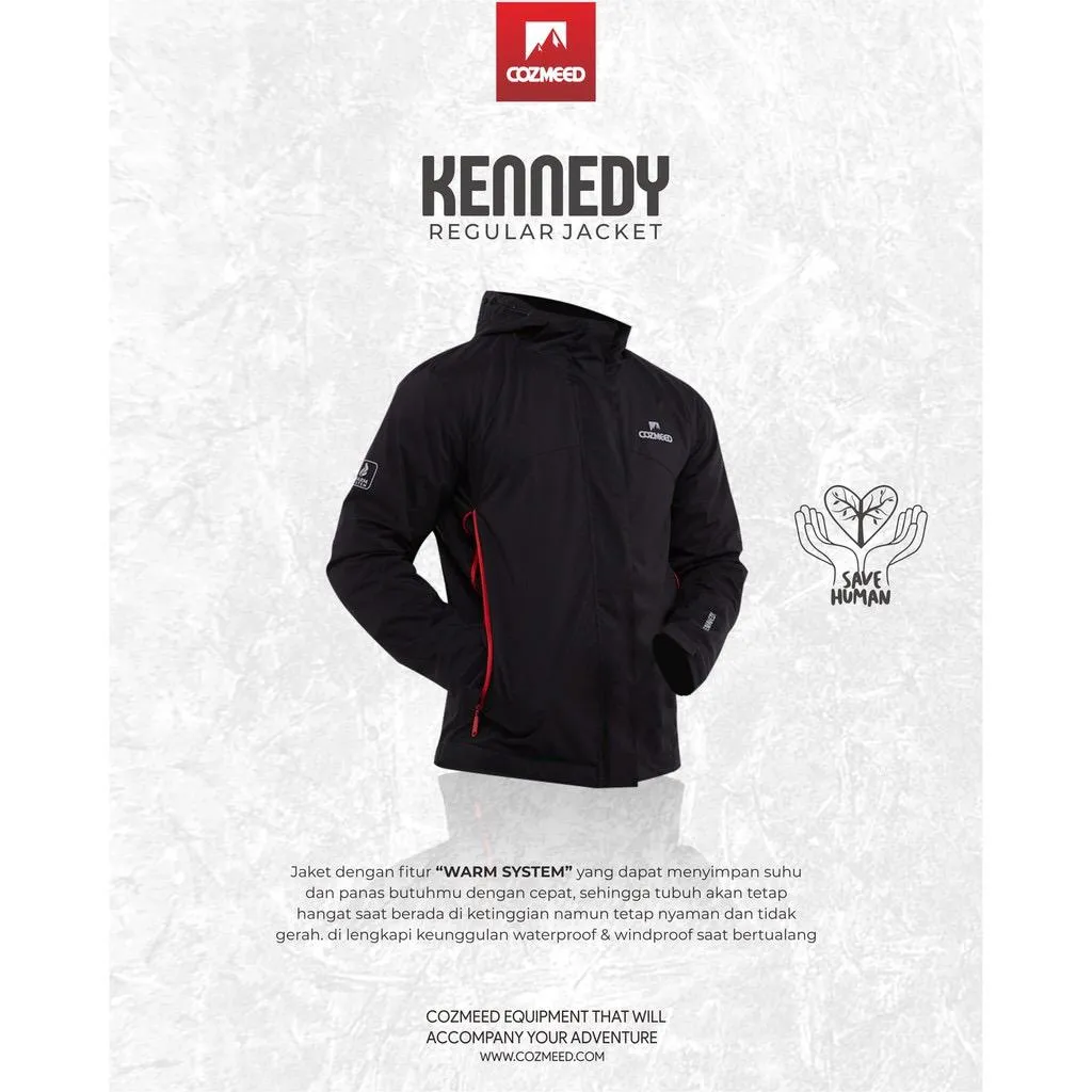 Outdoor Indonesia - 000244 - Jaket Gunung Pria Cozmeed Kennedy - Black