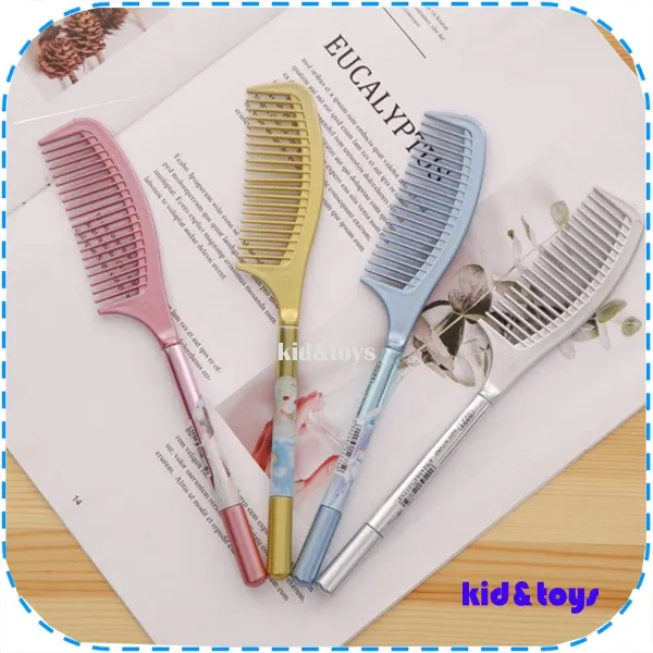 Pulpen Gel Motif Sisir Bolpen Gel Karakter Lucu Pulpen Sisir Pulpen Jel Pena Sisir Pena Karakter