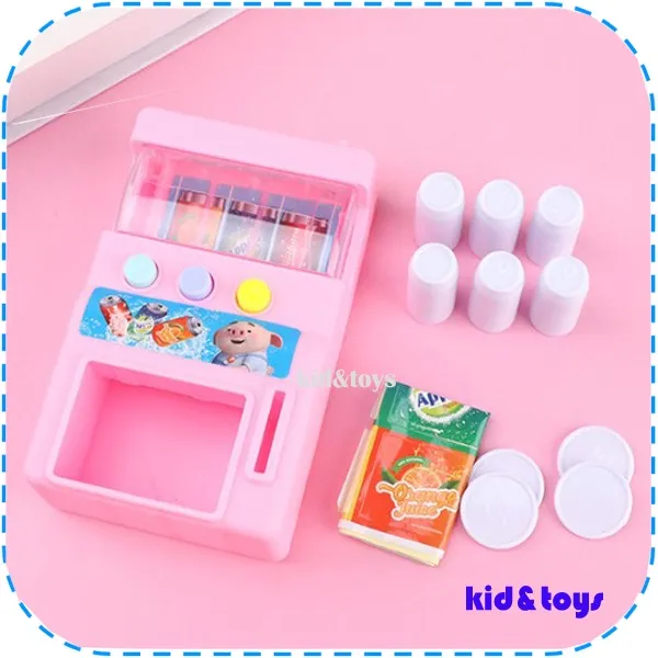 Mainan Anak Vending Machine Mainan Mesin Minuman  Otomatis