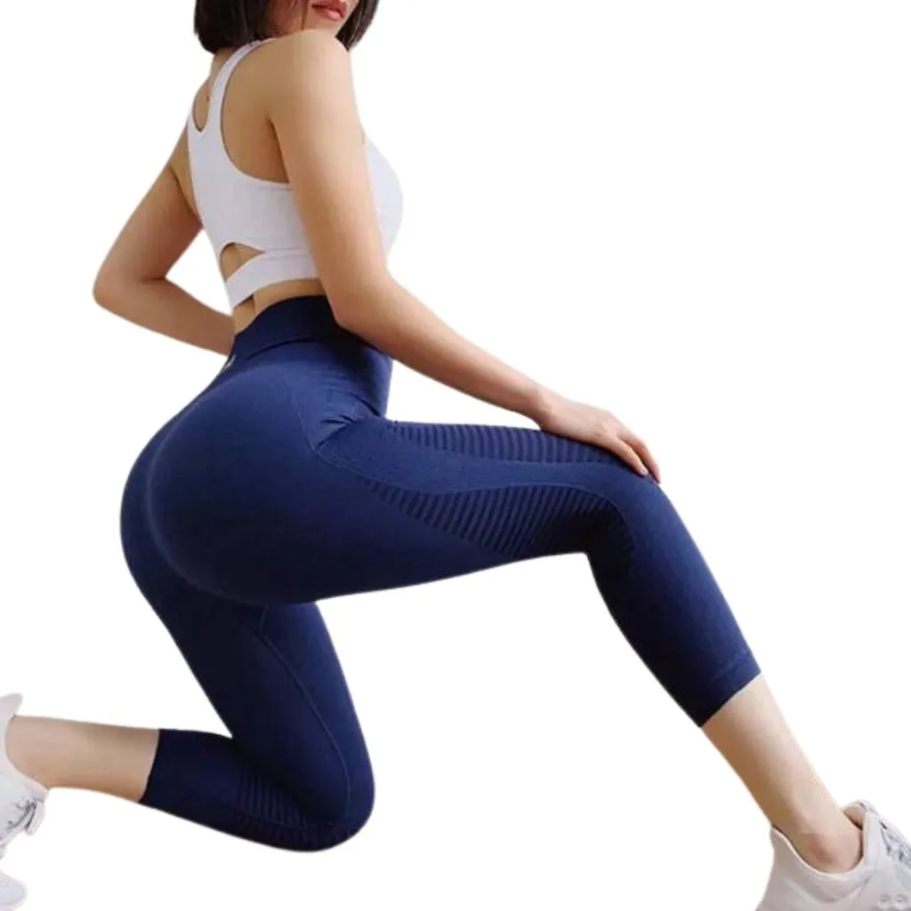 INSPORT- Legging Olahraga Wanita Celana Senam Gym Fitnes Legging HighWaist Seamless 23-7