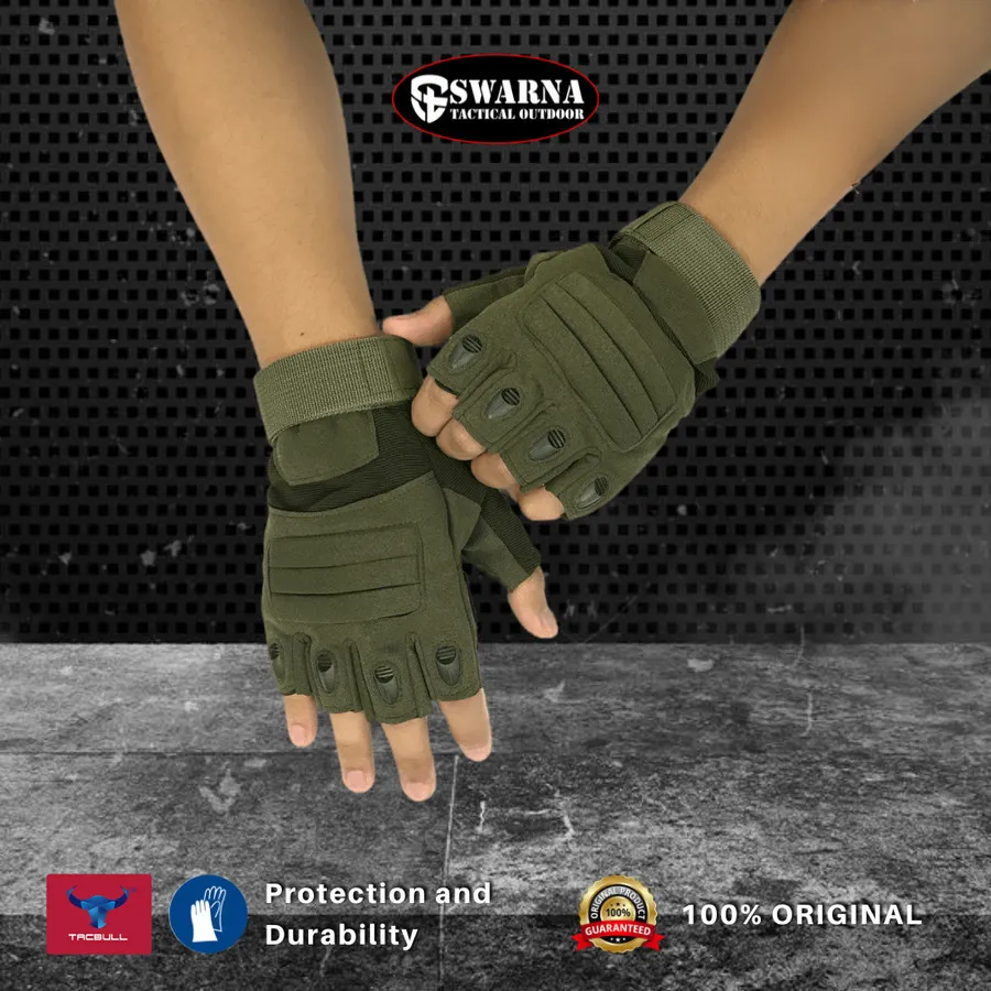 Tactical Gloves Half Finger - TACBULL - Precision Grip