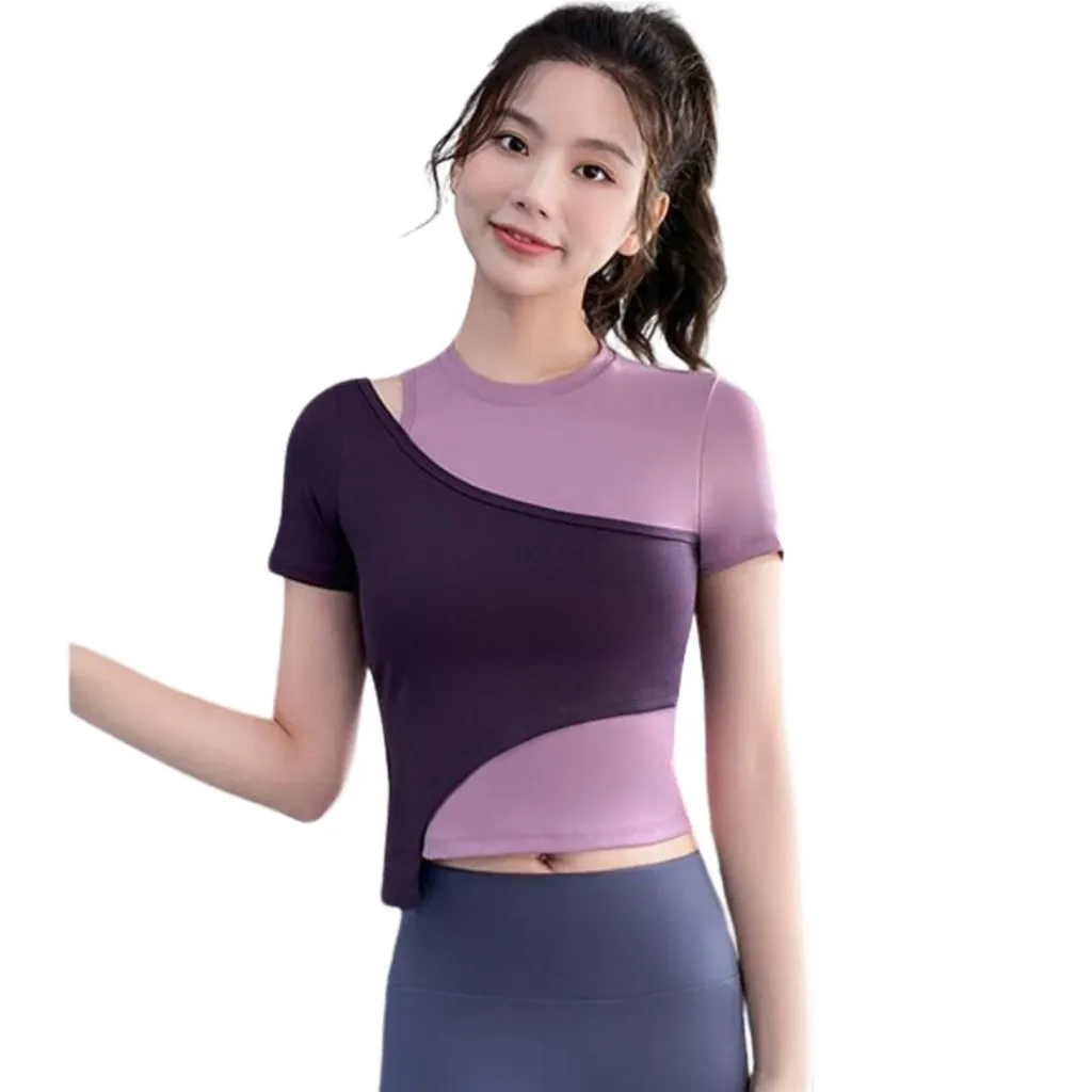 INSPORT - Atasan Olahraga T SHIRT 2 Color Kaos Wanita 2 Warna Olahraga Yoga Gym WSM 575