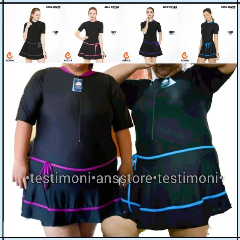 [BIG SIZE] Baju Renang Wanita Rok Ukuran Jumbo SIZE BESAR