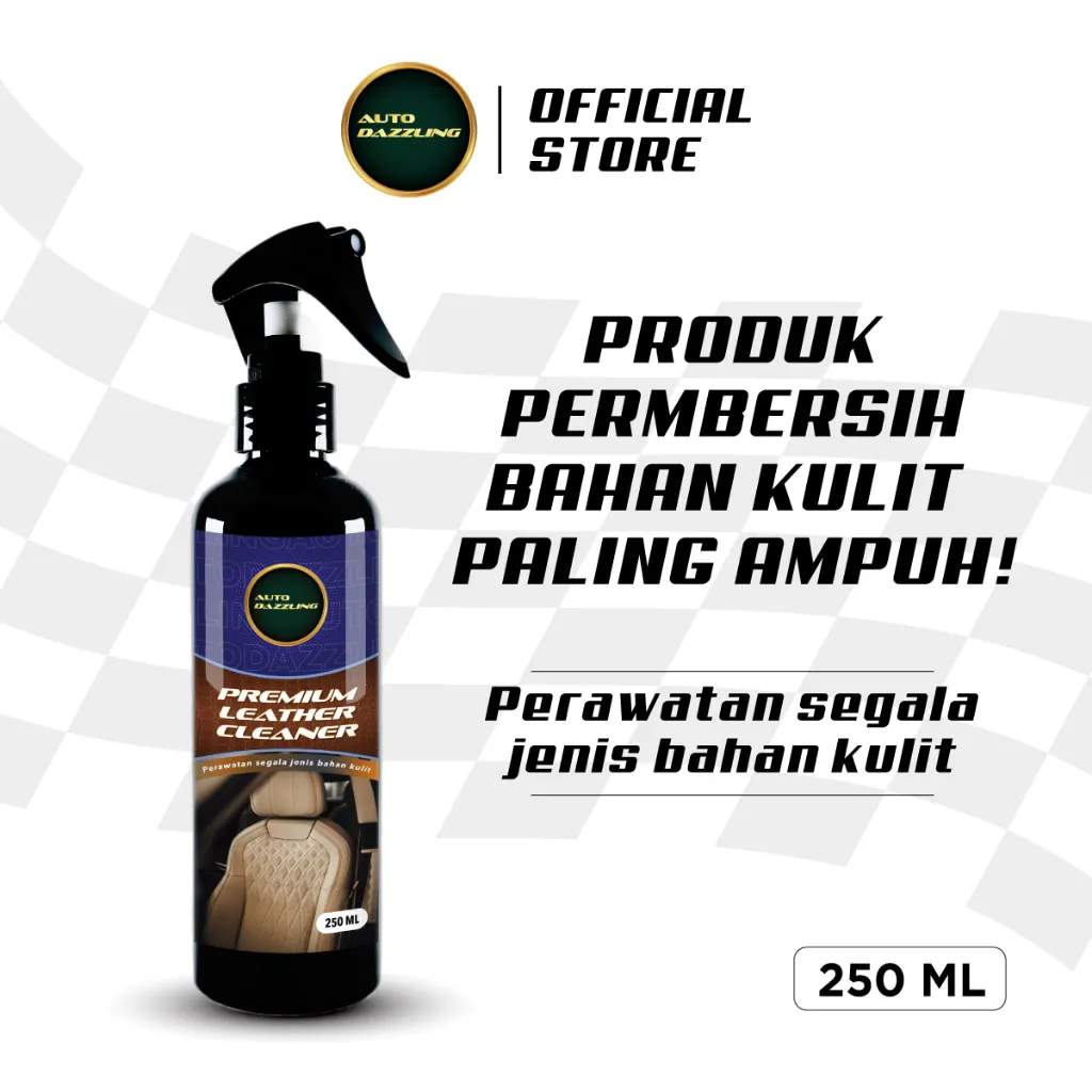 Auto Dazzling Leather Cleaner Pembersih Dan Perawatan Bahan Jenis Kulit Premium 250 ML Jaket Tas Jok Mobil