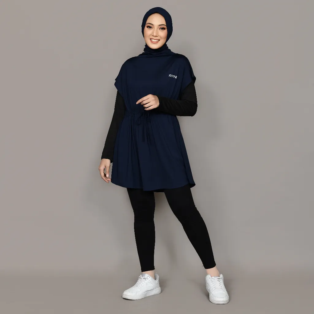 Zeea Outer Sport Hijab Hayfa P Raihana Panjang Sport Olahraga