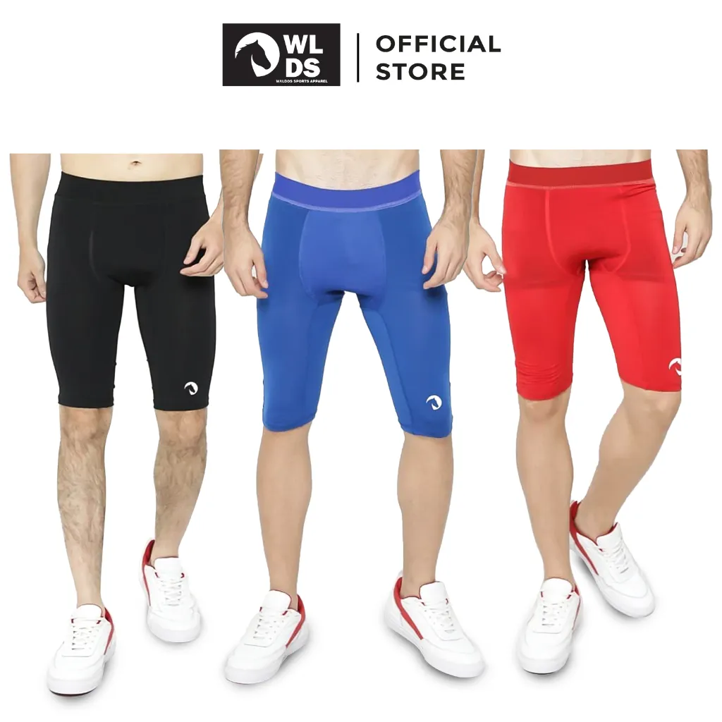 WLDS WALDOS Celana Pendek Pria Short Pants Legging Compression Mock