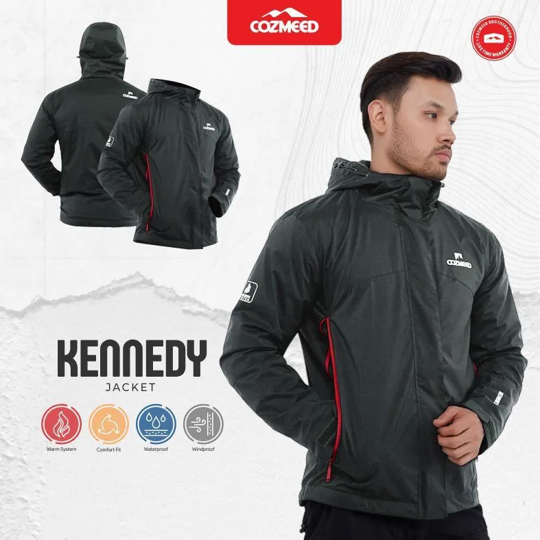 Jaket Gunung Pria Cozmeed Kennedy Black