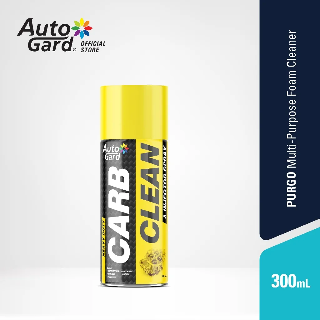 AutoGard - Heavy Duty Carb Cleaner & Injector Spray | Carburator Cleaner Injector Cleaner Pembersih Karburator Mobil Motor Pembersih Kerak Karbon Karburator 300 mL