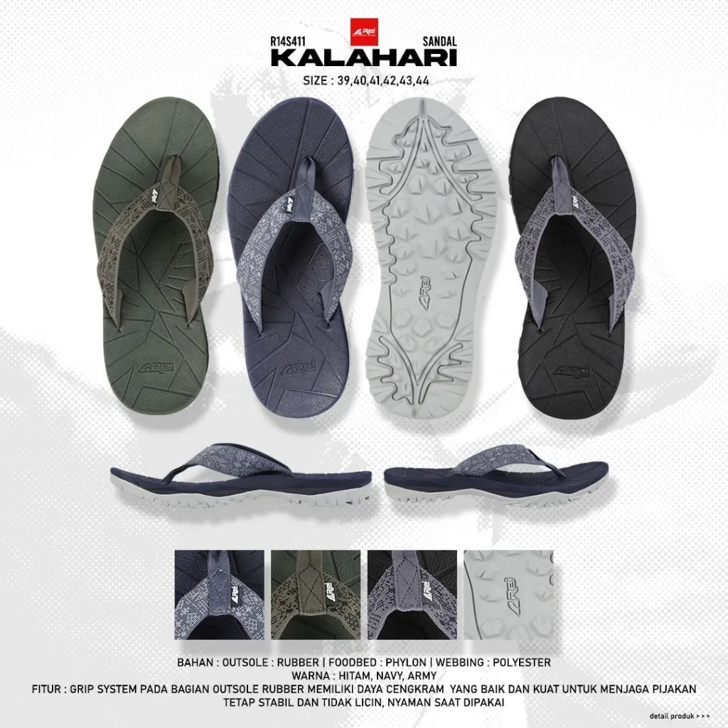 Sandal Jepit Pria Kalahari Arei Outdoorgear