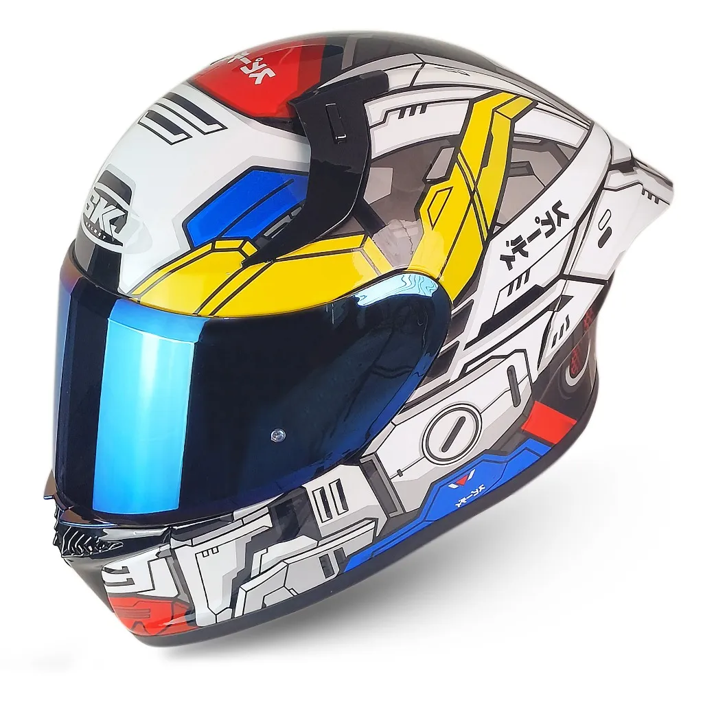 Helm Full Face Terbaru Skj Falcon Motif Gundam Helm Full Face Dewasa SNI SKj Falcon Terbaru COD