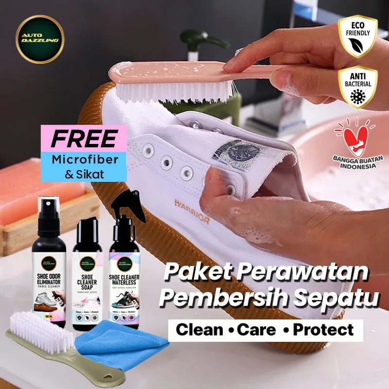 Auto Dazzling Shoe Cleaner Paket Lengkap Pembersih Sepatu X BRUSH
