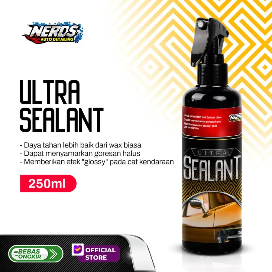 Nerds Auto Detailing - Ultra Sealant / Spray Wax/Spray Sealant/Silane/Soft coating Pengkilap Motor dan Mobil 250ML