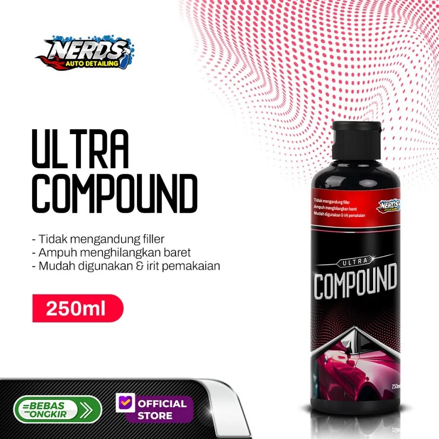 Nerds Auto Detailing - Ultra Compound (Penghilang Baret Dalam pada cat )/Kompon/Polish
