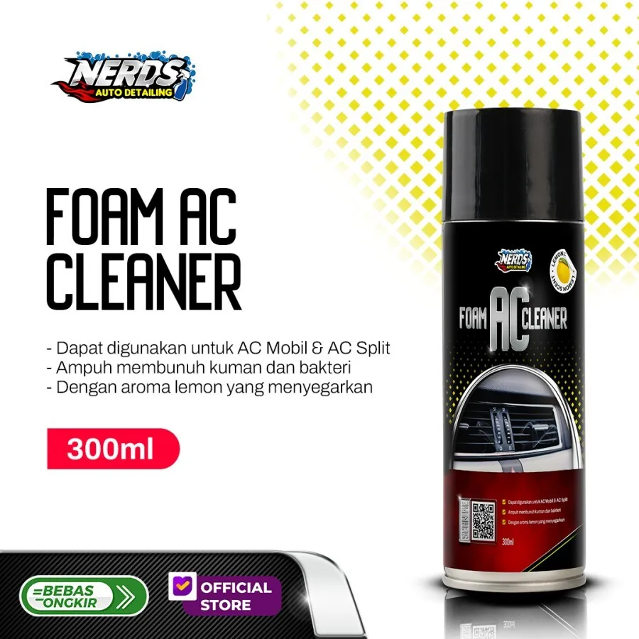 Nerds Auto Detailing - Original FOAM AC CLEANER (Pembersih AC Split & AC Mobil)