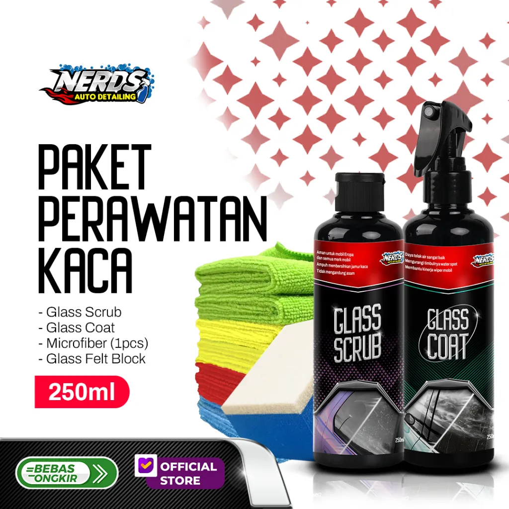 Penghilang Jamur Kaca dan Water Repellent Untuk Kaca