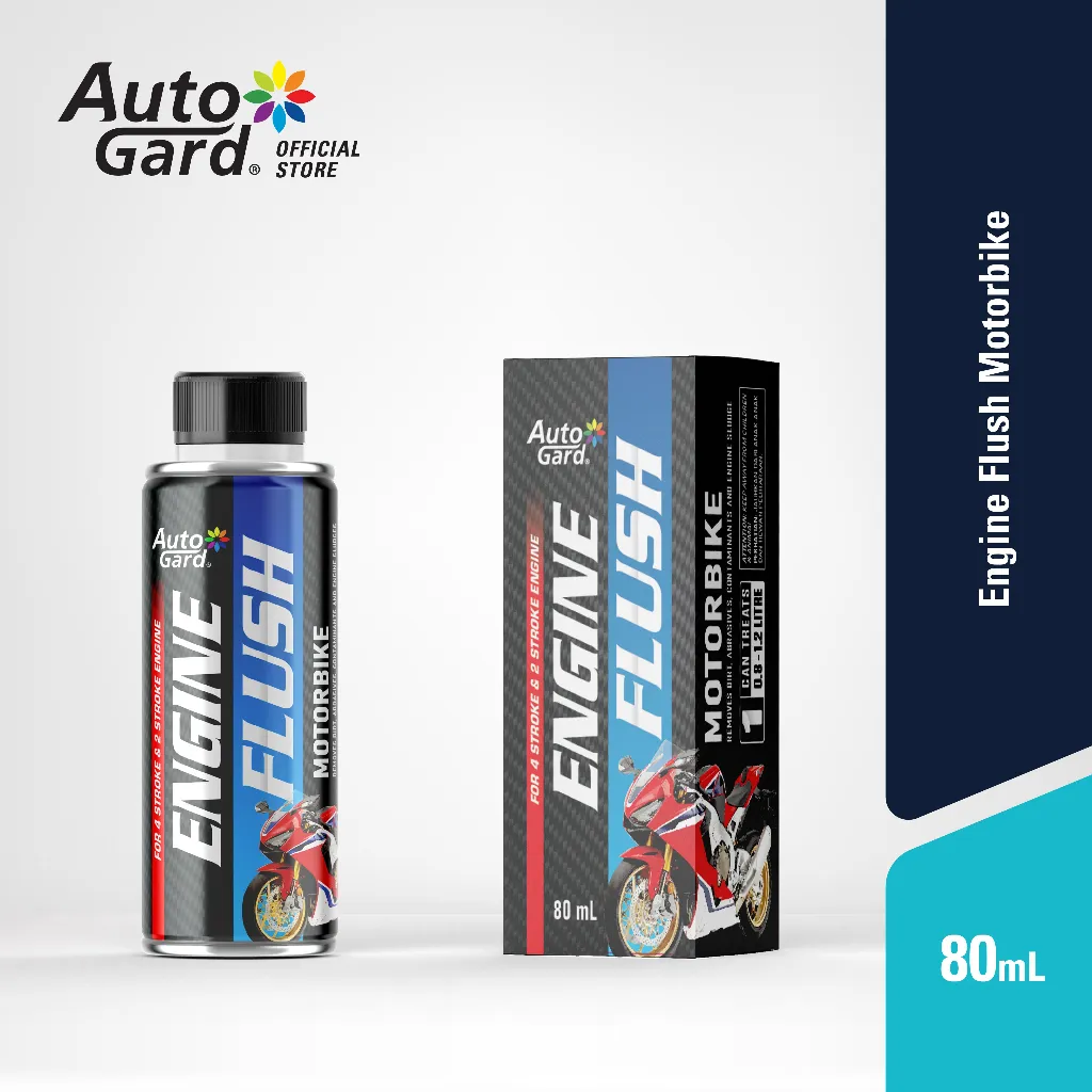 AutoGard - Engine Flush Motor 80 mL Pembersih Oli Motor
