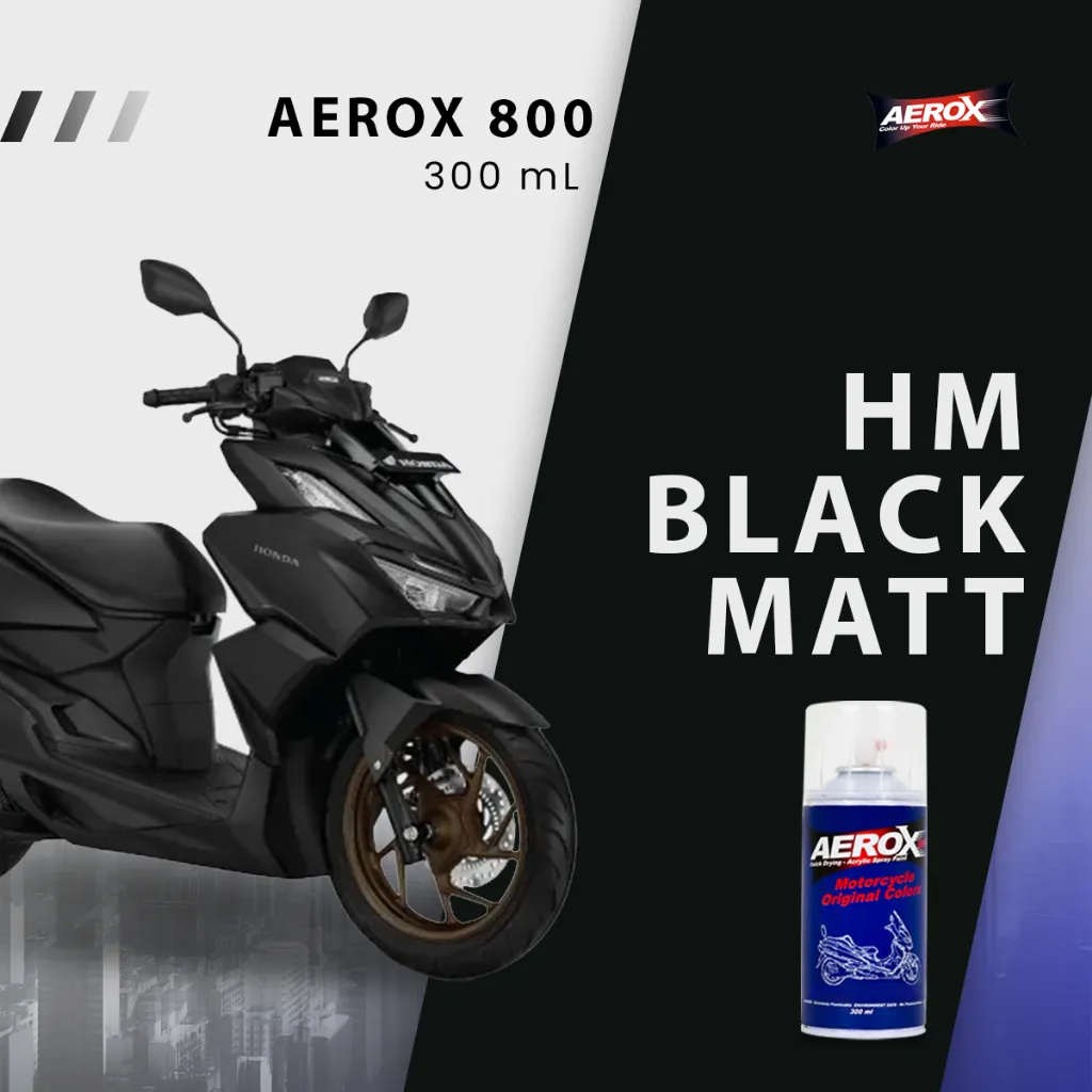Aerox 800 Cat Semprot - Honda Motor Black Matt
