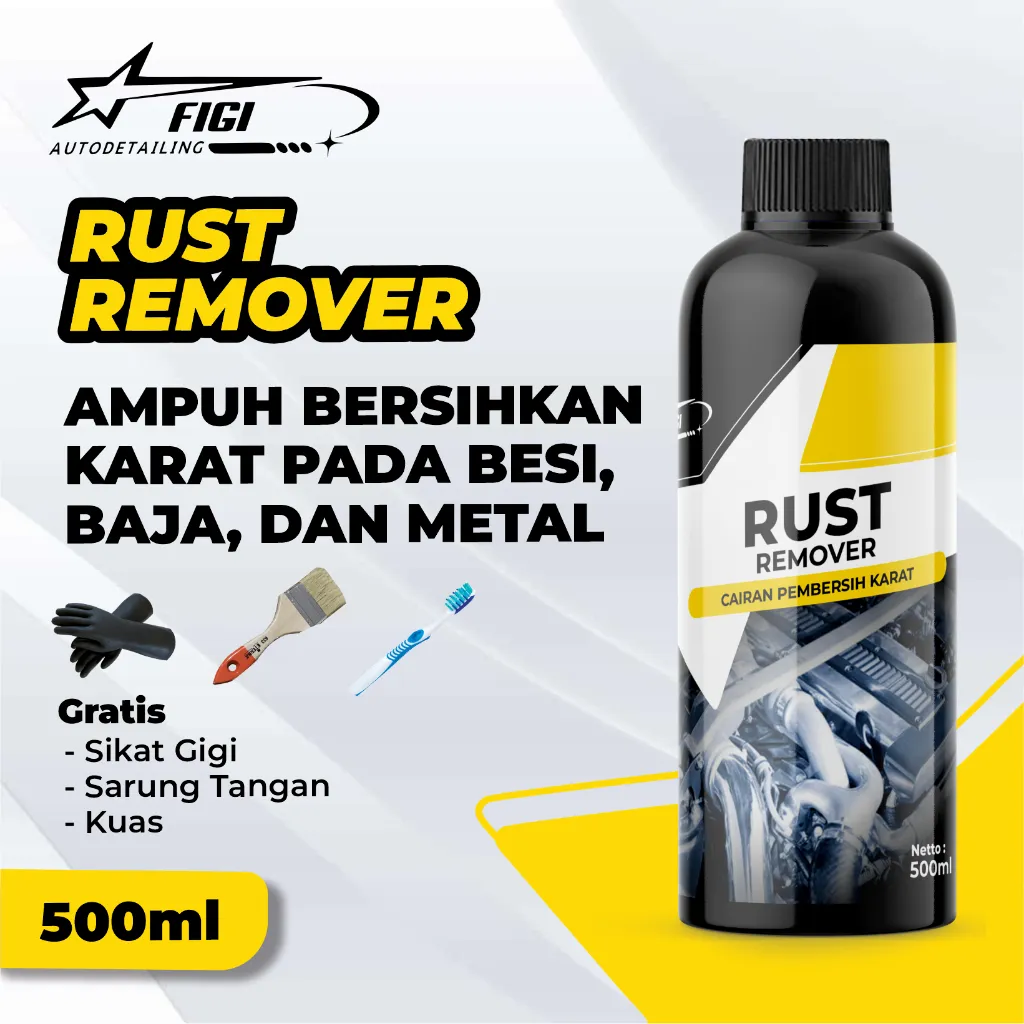 Figi Rust Remover Cairan PengiIang Karat Besi Baja Stainless pembersih Karat 500ML