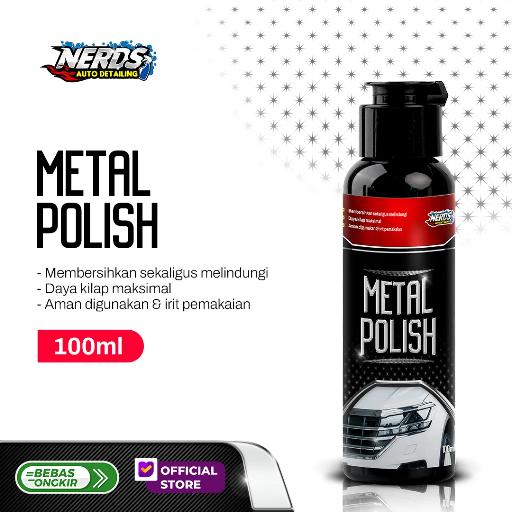 Metal Polish Pembersih Pengkilap logam stainless chrome polish