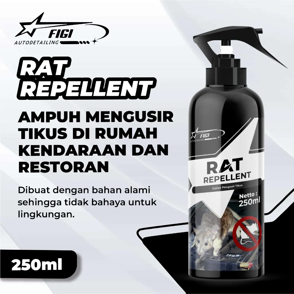 Figi Rat repellent Cairan Pengusir Tikus Kap Mobil Rumah Dapur Restoran Ampuh 250ML