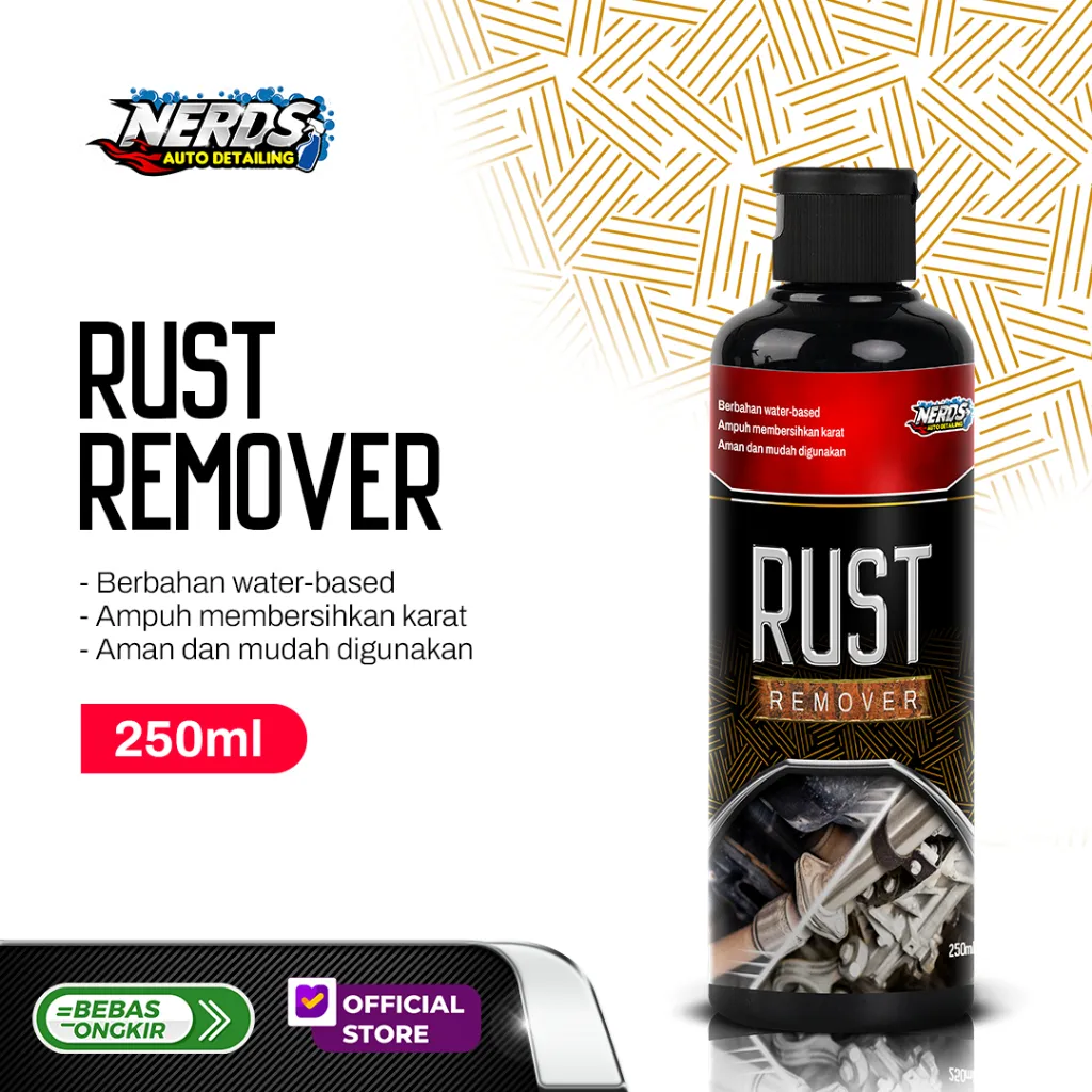 Nerds Auto Detailing -  RUST REMOVER V.2 Pembersih/Penghilang karat Besi Stainless tidak membuat karat datang kembali