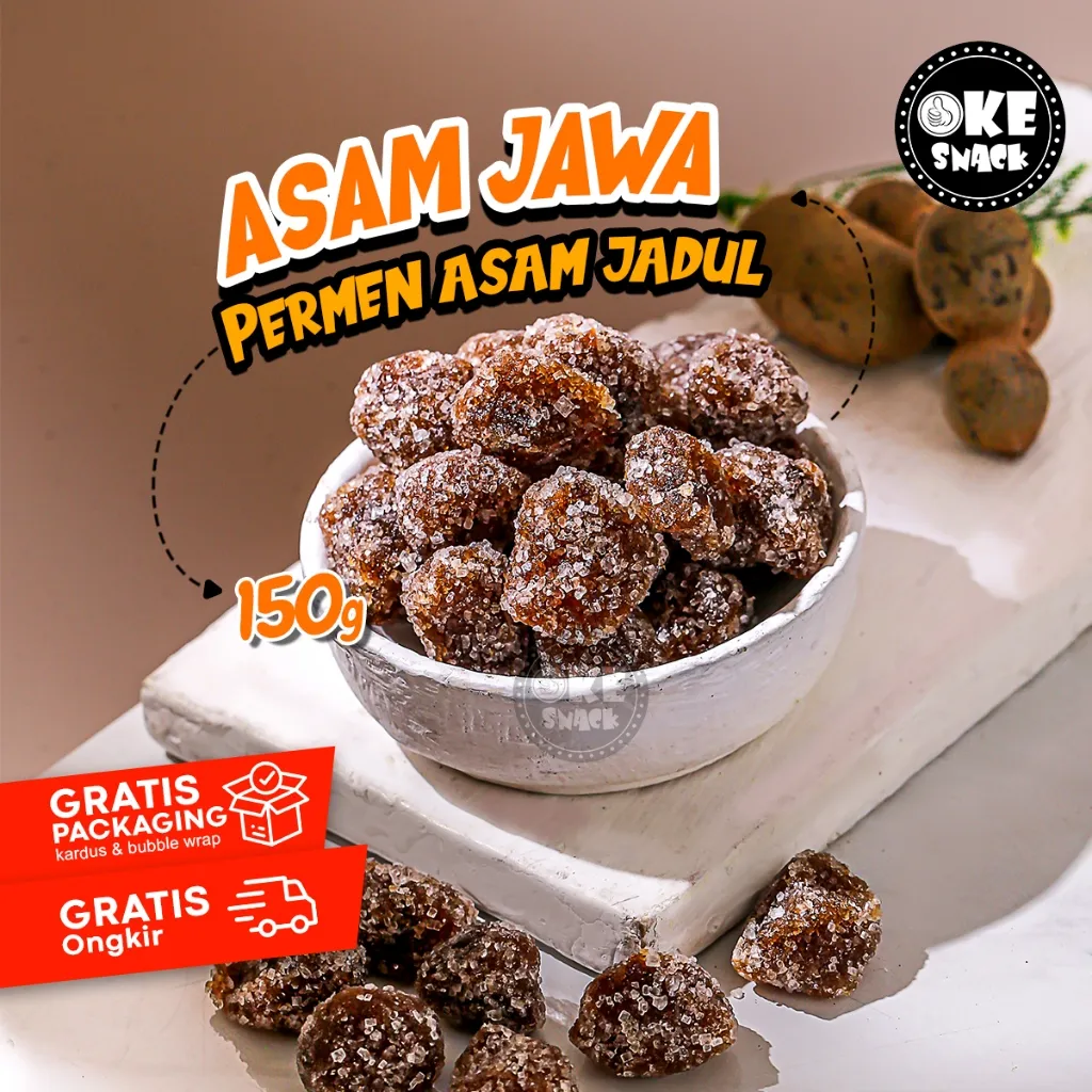 Permen Jadul Tradisional Asam Jawa 50g 70g 150g