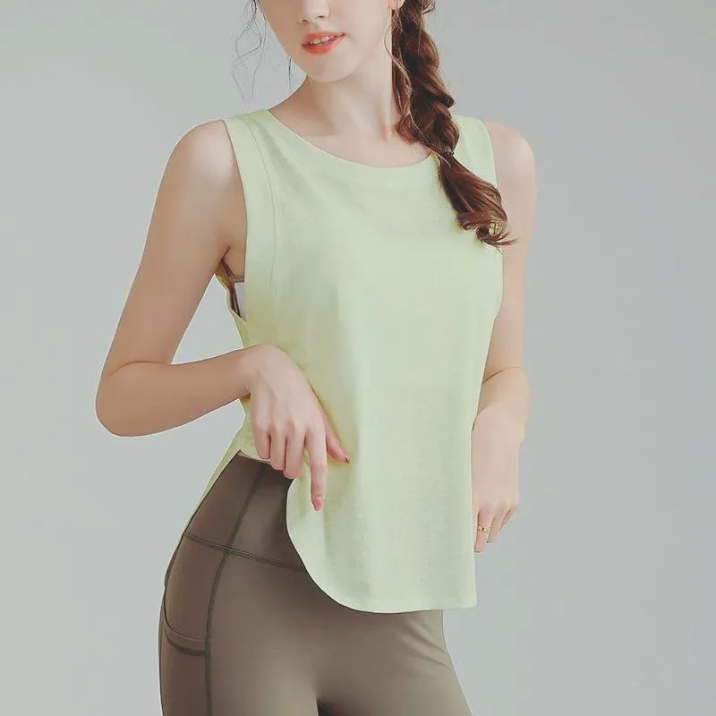 INSPORT-Tanktop Olahraga Wanita Transparan Tank Top gym zumba High Quality 731