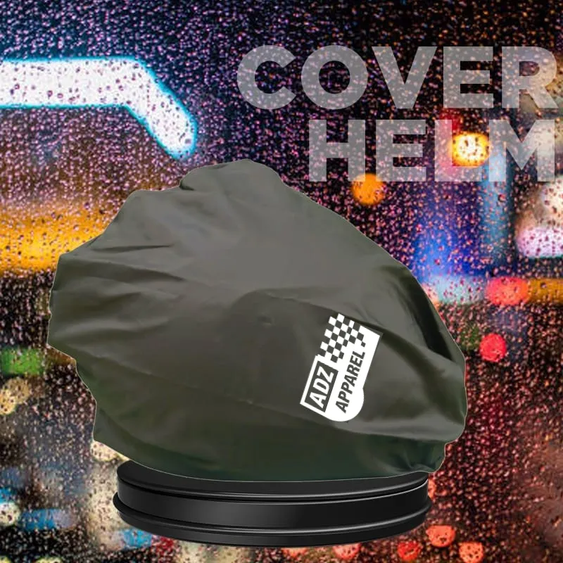 Auto Dazzling Cover Sarung Tas Helm Jas Hujan Raincoat Anti Air Slingbag Polos - HITAM