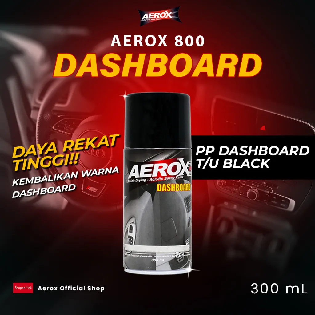 Penghitam Dashboard Aerox 800 - Dashboard Coating Original Black