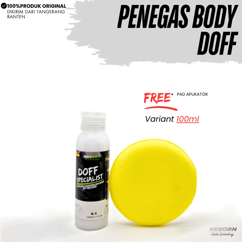 REBORN - Pengkilap Body Doff Proteksi dan Perawatan Cat Doff/Matte 100ml